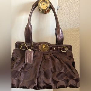 Coach Chocolate Brown Shoulder Bag